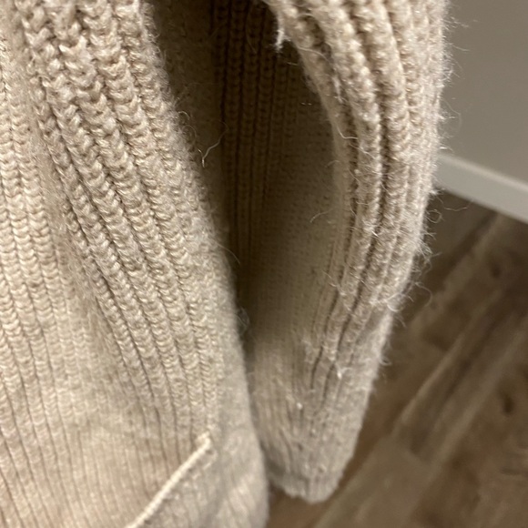 Gap Long Button Front Cardigan Grandpa Cotton Wool Blend Sweater - Picture 7 of 11